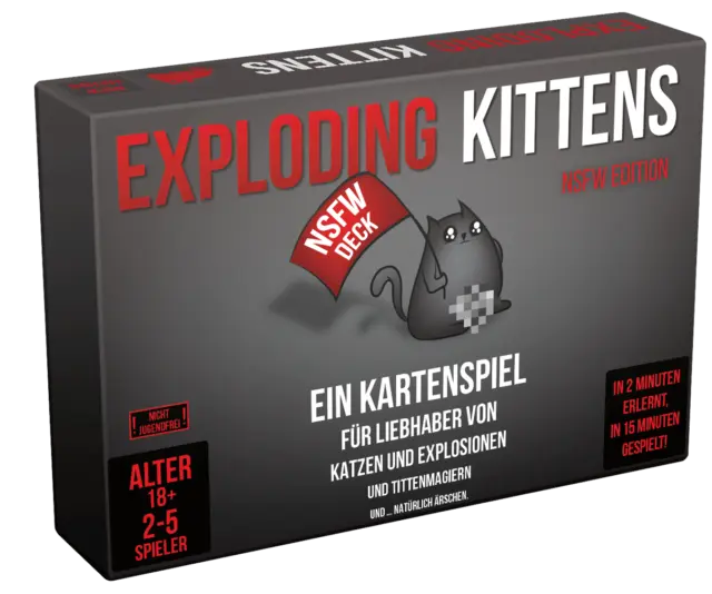 Exploding Kittens NSFW Edition - Deutsch