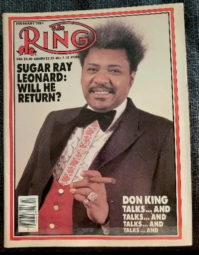 Vintage Februar 1984 The Ring Magazin - Don King Cover | Sammlerstück