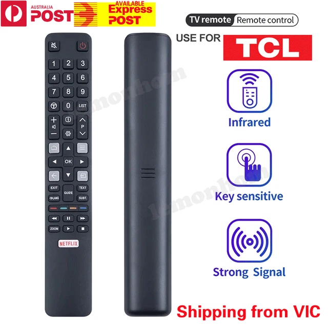 TCL REMOTE for TV CONTROL RC802N YAI1 ARC802N 40S6000FS 65C2US 75C2US NETFLIX Au