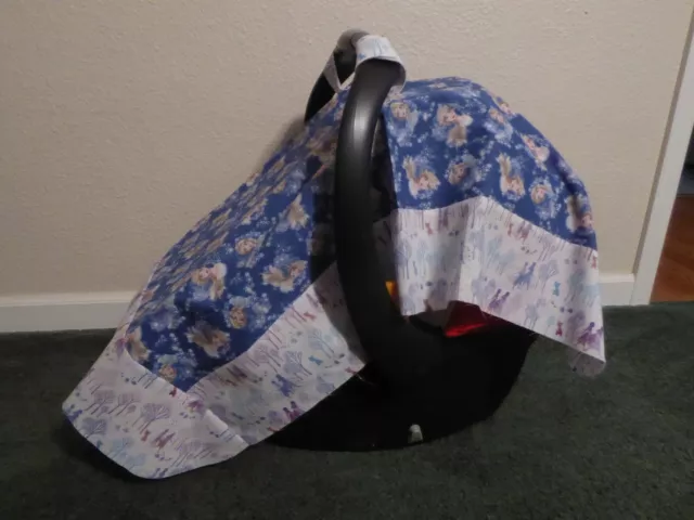 **DISNEY FROZEN 2**  Handmade Baby Infant Car Seat Canopy-Cover 2