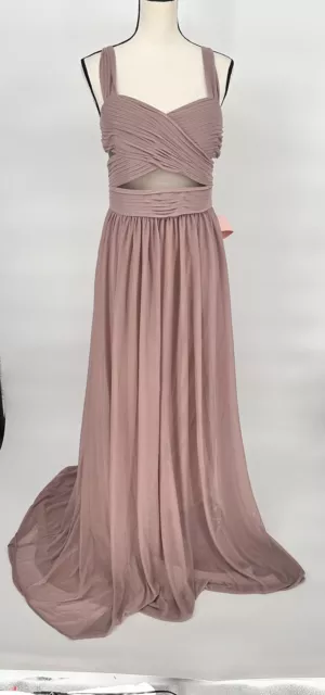 Birdy Grey Mauve Elsye Formal Dress Bridesmaid Dress Size XL NWT