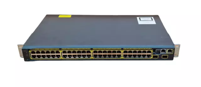 Cisco Switch Catalyst WS-C2960S-48TS-S 48Ports 1000Mbits 4Ports SFP 1000Mbits
