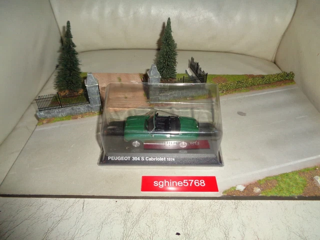 Miniature Norev 1/43 – Peugeot 304 Brune – N°89 – 1er Modèle – Occasion