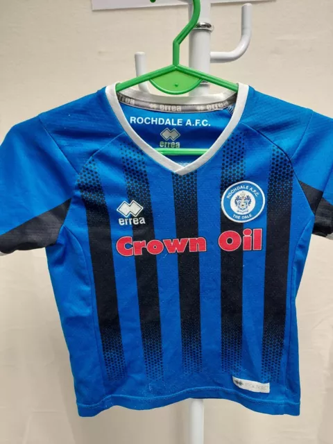 Rochdale Trikot Saison 2014/2015, Errea, Größe 28, Gebraucht, Gelegenheit!