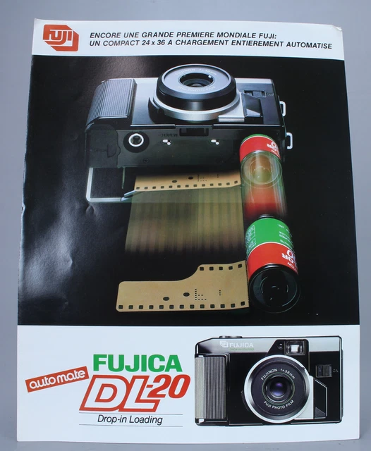 Brochure Appareil Photo Fujica DL-100, Documentation D'origine
