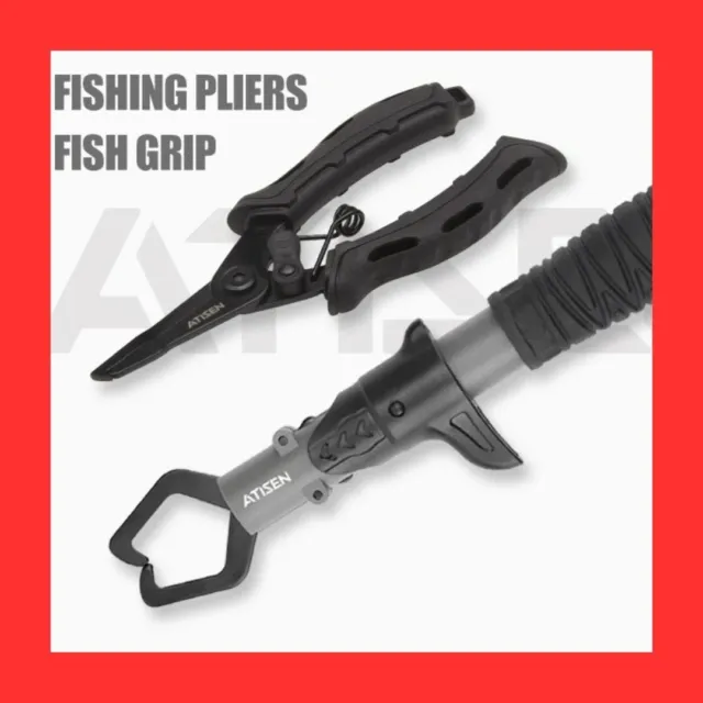 LIGHTWEIGHT FISHING GRIPPER Portable Fish Grabber with Lanyard Plastic Fish  Tong $18.24 - PicClick AU