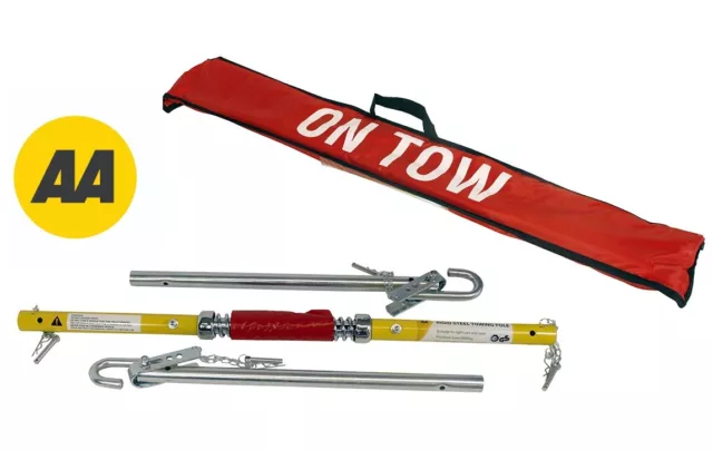 Aa Towing Pole 2T 2 Tonne Tow Rope 1.8M Recovery Pole In Bag Heavy Duty