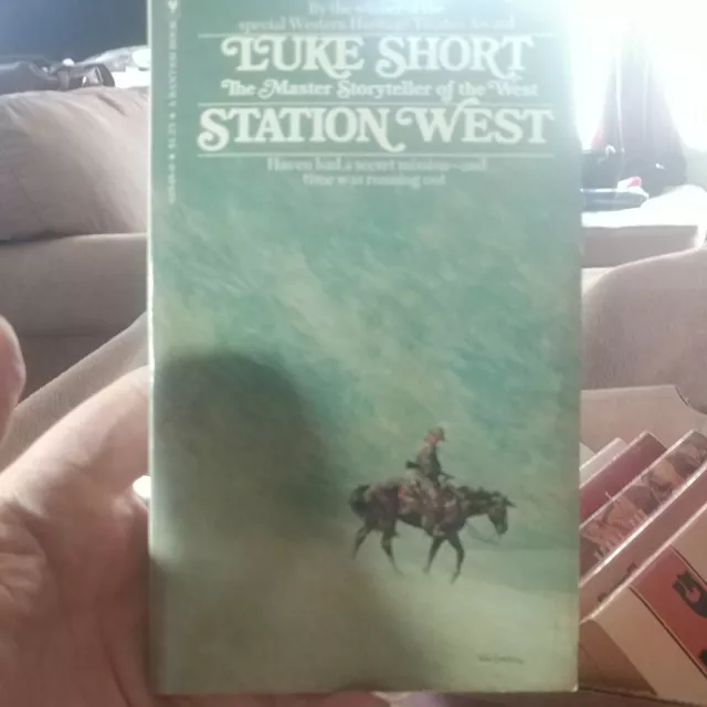 STATION WEST-pbk-Luke Short-Bantam-1976-western-NOS