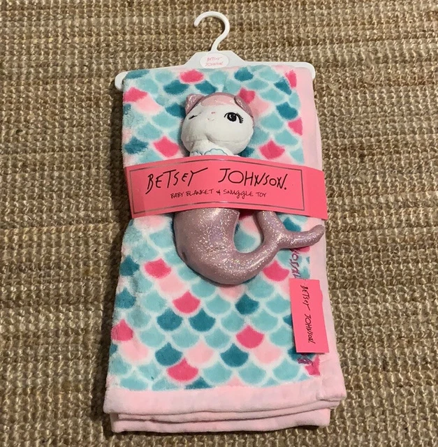 Betsey johnson baby blanket and snuggle toy sale