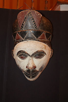 Arts of Africa - Yoruba Mask - Benin - Nigeria - Togo - 16" Height x 11" Wide