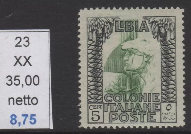 Libia Pittorica  lire1 nuovi gomma integra mnh