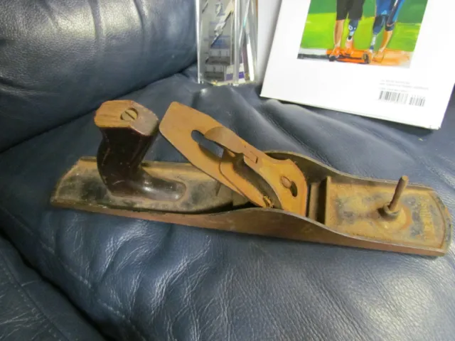 Vintage Wooden Flat Bottom Plane Made in the USA 5
