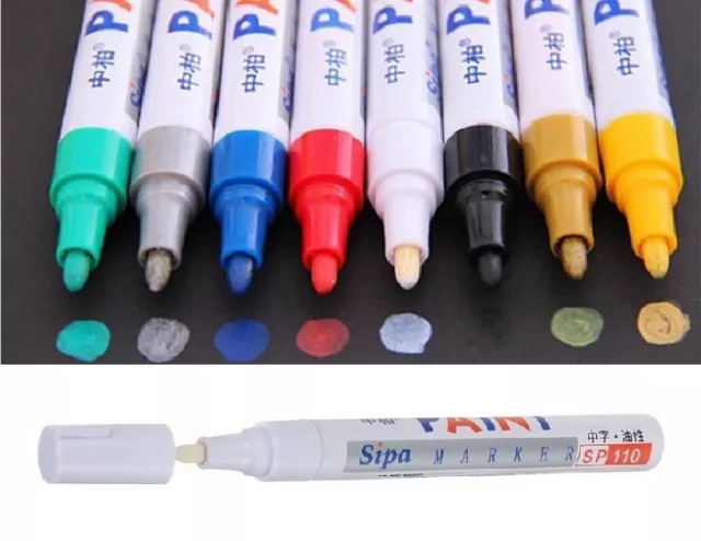 Permanent Universal Oil Paint Marker Pen for Rubber Glass Metal Tyres Bin Number 3