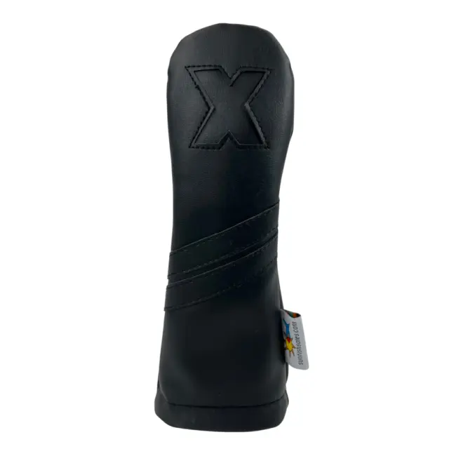 Sunfish leather X hybrid golf headcover - Black on Black Murdered Out !