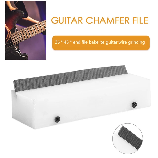 Guitar Waistband Bevel File, 35-Degree Cutting Edge, Luthier Repair (e 3