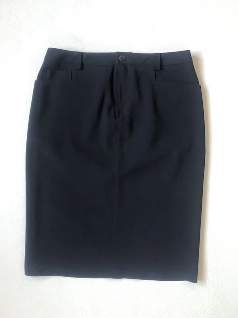 Jupe Crayon Marks & Spencer Taille 14 – Noire, Mi-longue – État Impeccable