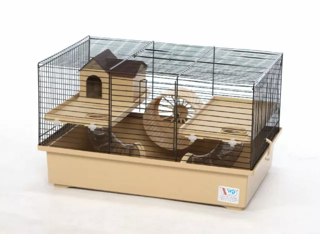 Hamster Cage with House Wheel Water Bottle Mice Mouse Rodents Pet Gerbil Hutch