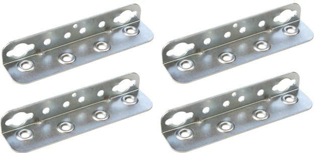 Connecteur De Lit Häfele Avec Vis, Boulons Et écrous M6 - Pour Assemblage De Meubles Solide