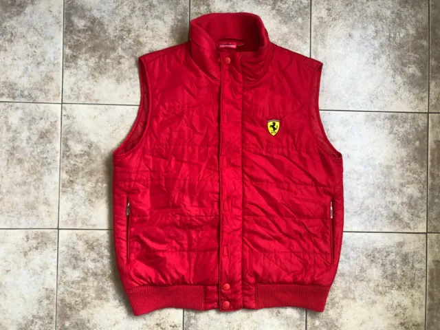 Scuderia Ferrari Padded Vest Men's Size XXL