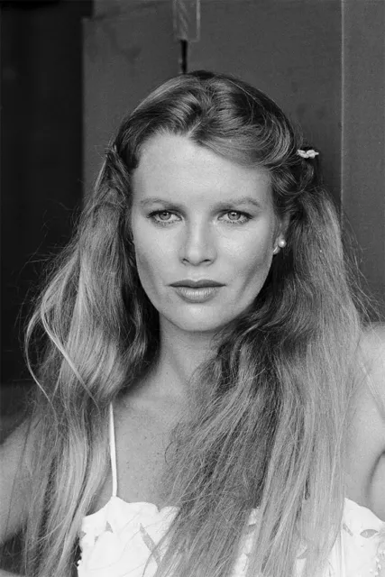 Movie Actress Kim Basinger Posed Black White Print Wall Art Home - POSTER 20x30