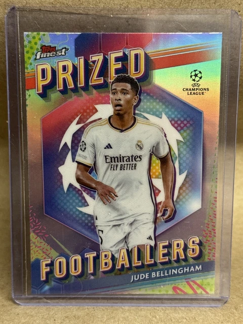 Carte Autographe Jude Bellingham – Topps Finest 24/25 – Orange – Real Madrid