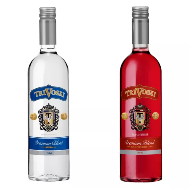 Trivoski Premium Blend Original & Raspberry Bundle (2X750ML)