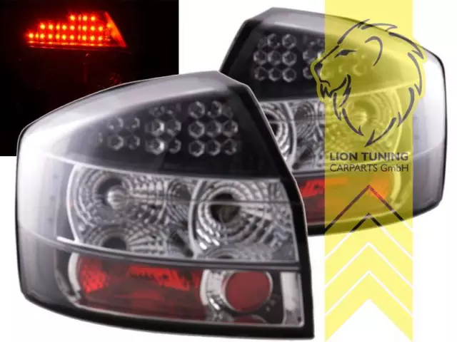 LED Rückleuchten Heckleuchten für Audi A4 B6 8E Limousine schwarz