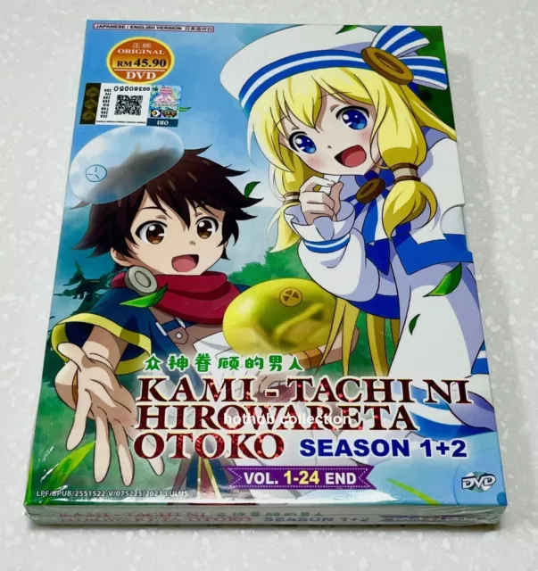 ANIME DVD~ENGLISH DUBBED~Kami-Tachi Ni Hirowareta Otoko Season  1+2(1-24End)+GIFT