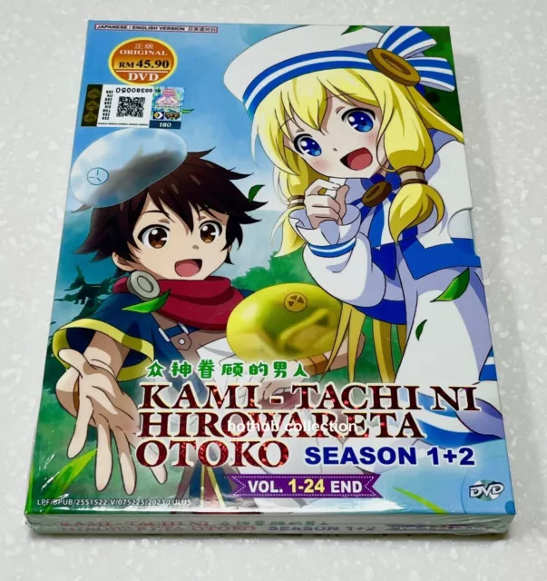 DVD~ANIME KAMI-TACHI NI HIROWARETA OTOKO SEA 2 VOL.1-12 END ENG DUB + FREE  SHIP