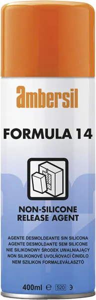 Ambersil 30226 Formula Fourteen agente liberador sin silicona 400 ml paquete de 6