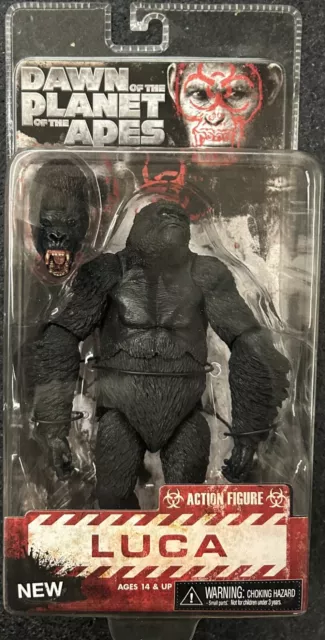 Luca 7" Dawn of the Planet of the Apes Series 2 Neca Action Figure 2014 Rare