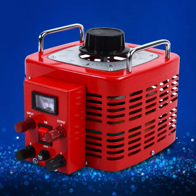 US Variac Transformer Variable 3000VA AC Voltage Regulator Metered 0-130V 30Amp