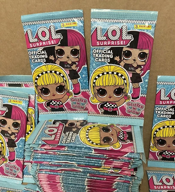 PANINI 50 PACKS SEALED LOL SURPRISE GLITTER N' GLOW TRADING CARDS Packs