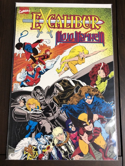 Excalibur : Mojo Mayhem by Claremont, Adams, And Austin Marvel Comics 1989 VF/NM
