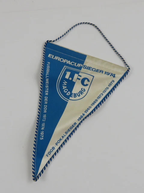 DDR, Wimpel 1. FC Magdeburg, 27 cm