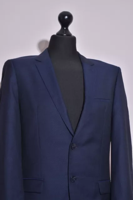 Giacca blazer Hugo Boss Arti193 extra slim lana navy taglia UK40 US40R EU50 2