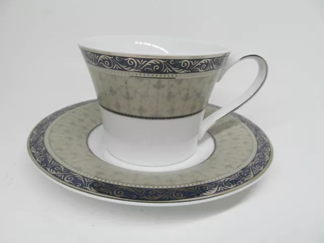 Mikasa Delacourt Fine China Cup And Saucer New With Stickers No Box