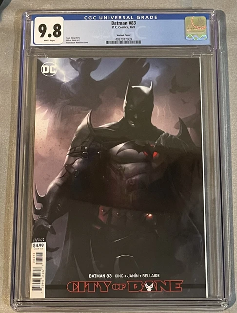 Batman #83 Cgc 9.8 Graded Dc Comics 2020 Francesco Mattina Variant Cover