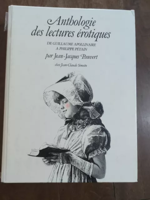 Anthologie des lectures érotiques/ 1979 Jean-Jacques Pauvert