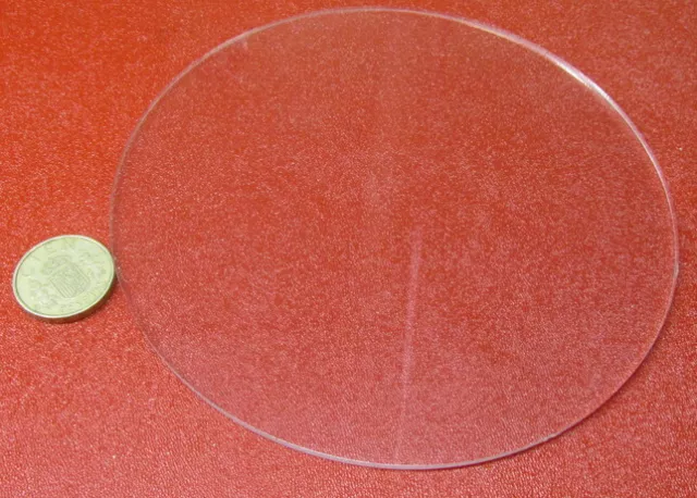 1/8" (.118") Thick x 6.00" Diameter Acrylic Circle Disc Clear 5 Pcs