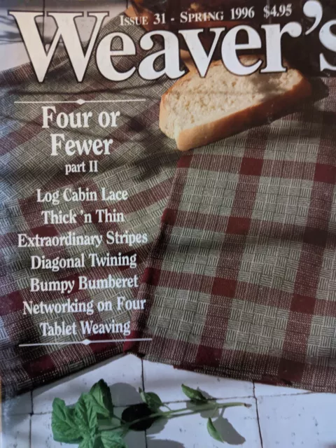 Weaver's Magazine 31 Crackle Lace Warp Rep Damask Twills Weaving Magazine