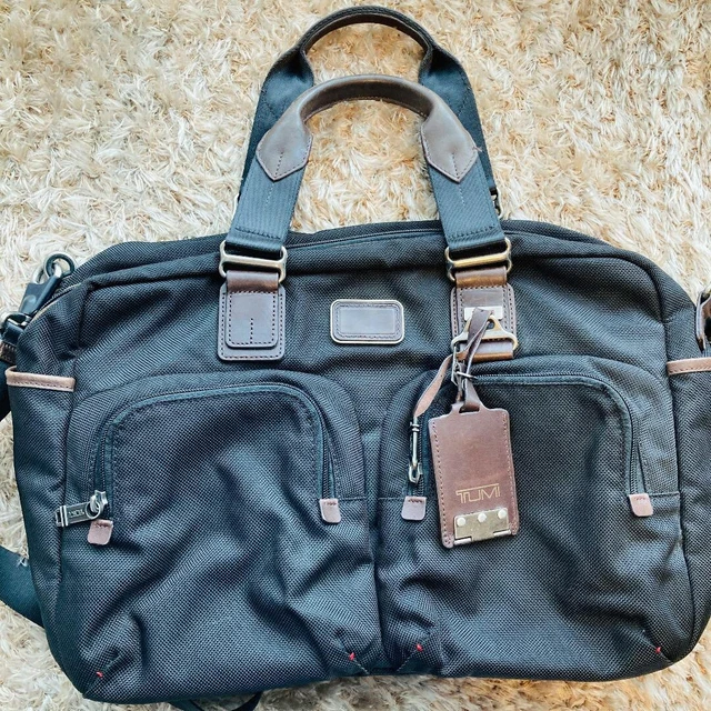 Tumi Everett Essential Tote 22340HKH Crossbody Business Bag Ballistic Nylon BLK