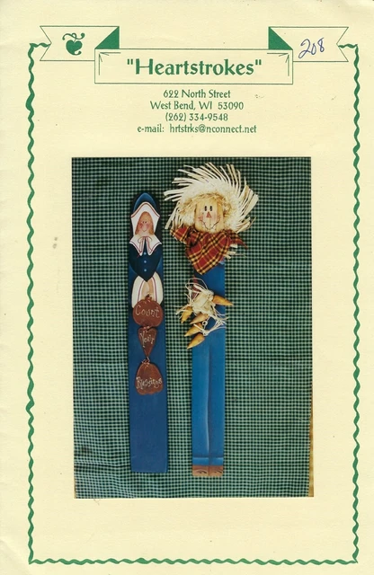 Vogelscheuche Und Pilgrim Karen Brockman Dekorativ Malen Muster Paket