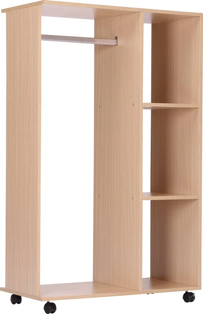 appendiabiti stand Appendiabiti Con Ruote Porta Abiti Nero Scaffale Per L'abbigliamento Espositore Per Abiti Da Appendere Per La Lavanderia Del Corridoio Della Camera Da Letto(Size:100x40x165cm