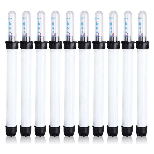 10er Pack Bodenfeuchtigkeitsmessgerät, 20 cm Pflanzenwasserstandsanzeige, Wasser Le A6N7