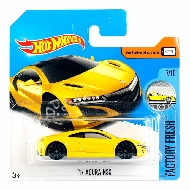 Hot Wheels Short Card '17 Acura NSX     Factory Fresh  7/10