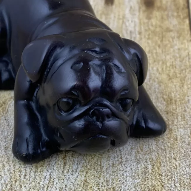 Bulldog Figurine Brown Solid Resin Old English Dog Lover Frenchie French