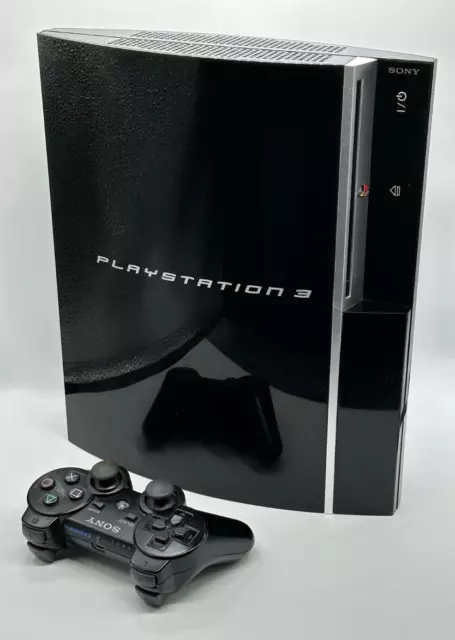 Sony PlayStation 3 PS3 Console 80GB Complete w Original DualShock  Controller Fat