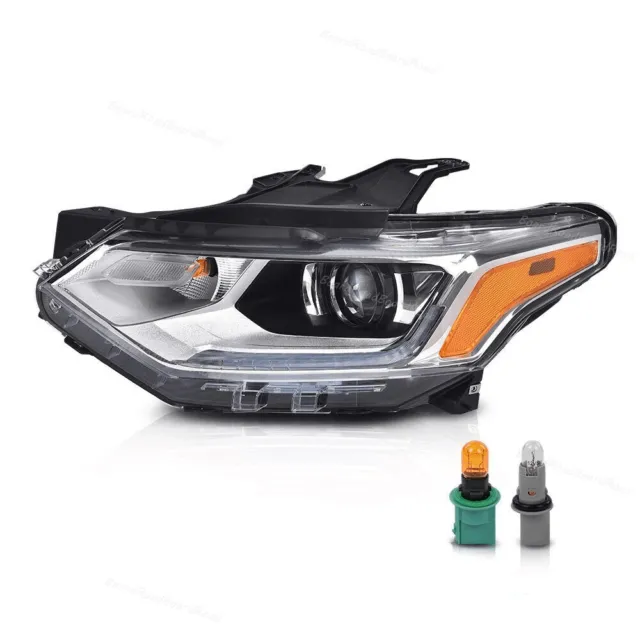 Headlight Assembly Fit For 2018-2021 Chevy Traverse LED DRL HID/Xenon LH Side