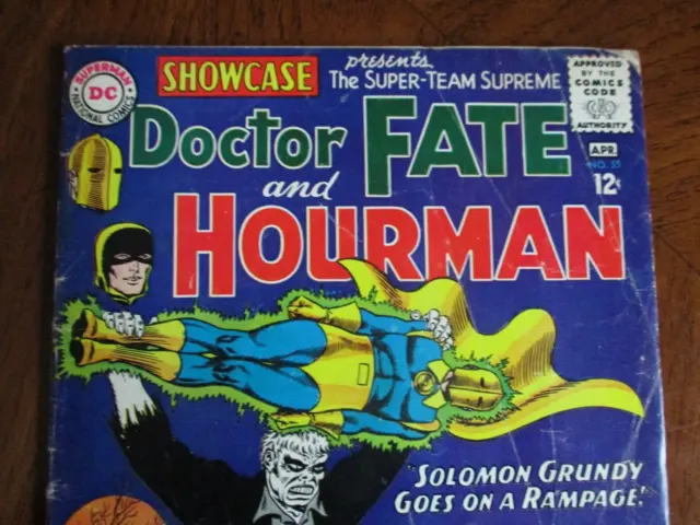 DC comics Showcase 55 Dr. Fate & Hourman 1st SA Solomon Grundy GA Green Lantern